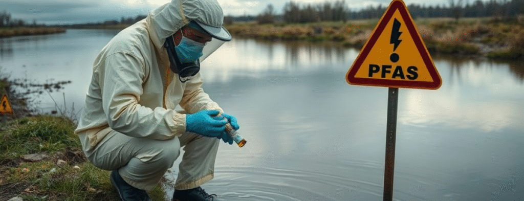 PFAS lawsuit 2025 - water contamination test by hazmat expert