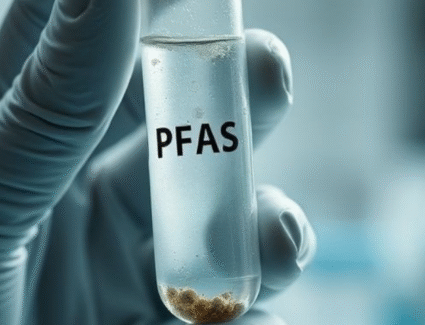 PFAS lawsuit 2025 - toxic chemicals tested in lab