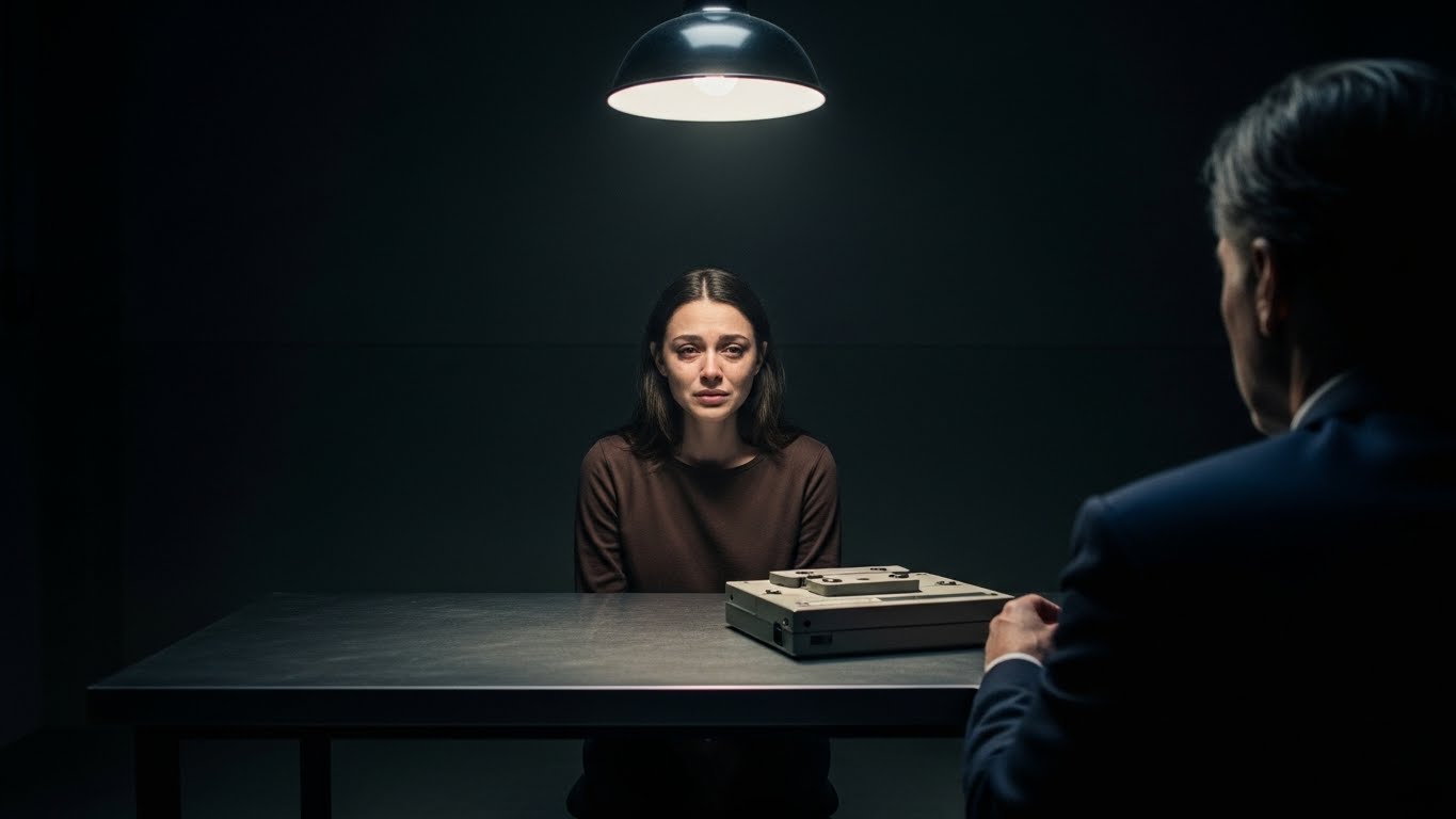 Sexual abuse survivor seated across from an investigator during a confidential interview, representing delayed reporting and trauma-informed legal review in California.