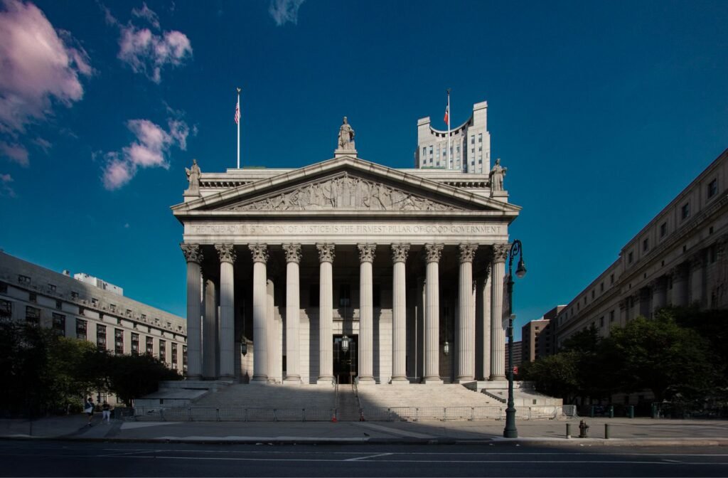 New York County Supreme Court building in Manhattan, where NYC GMVA lookback window claims are filed